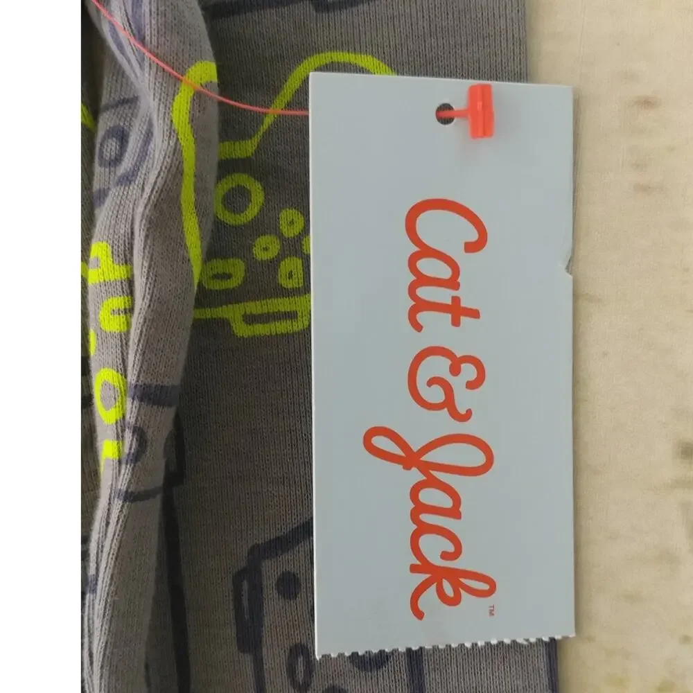 Cat & Jack Gamer Themed Pajama Top Size 10